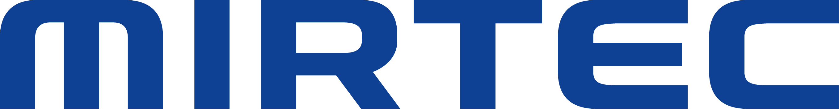 Official MIRTEC blue logo